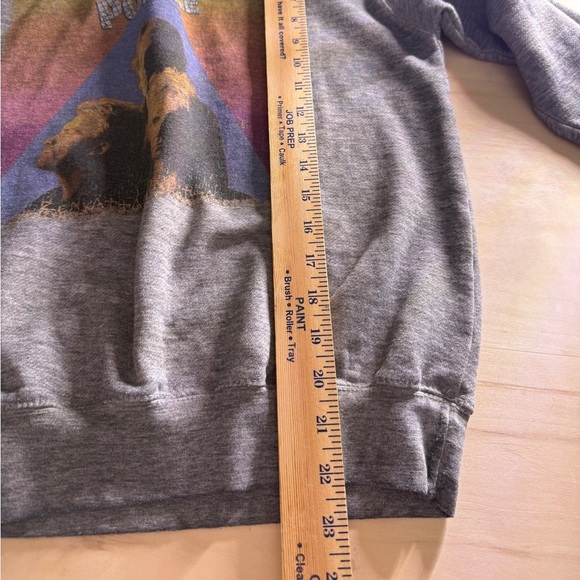 The Police Vintage Look Gray Graphic Sweatshirt - Picture 5 of 8
